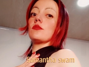 Samantha_swam